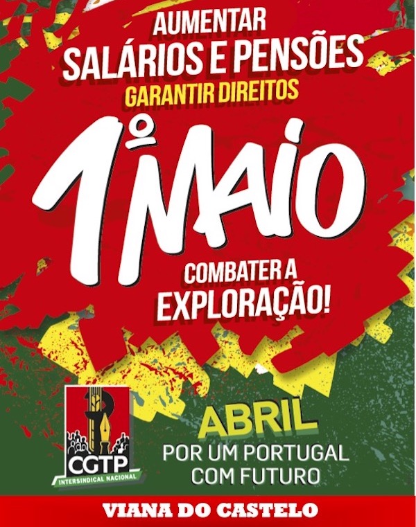 União de Sindicatos/CGTP assinala 1º de Maio em Viana