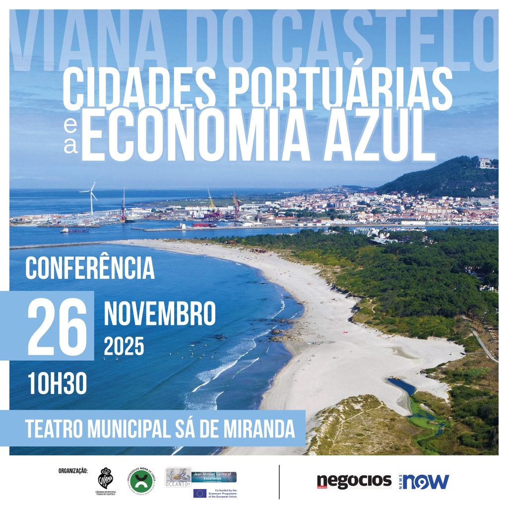 Conferência “Cidades Portuárias e a Economia Azul” decorre hoje no Teatro Sá de Miranda