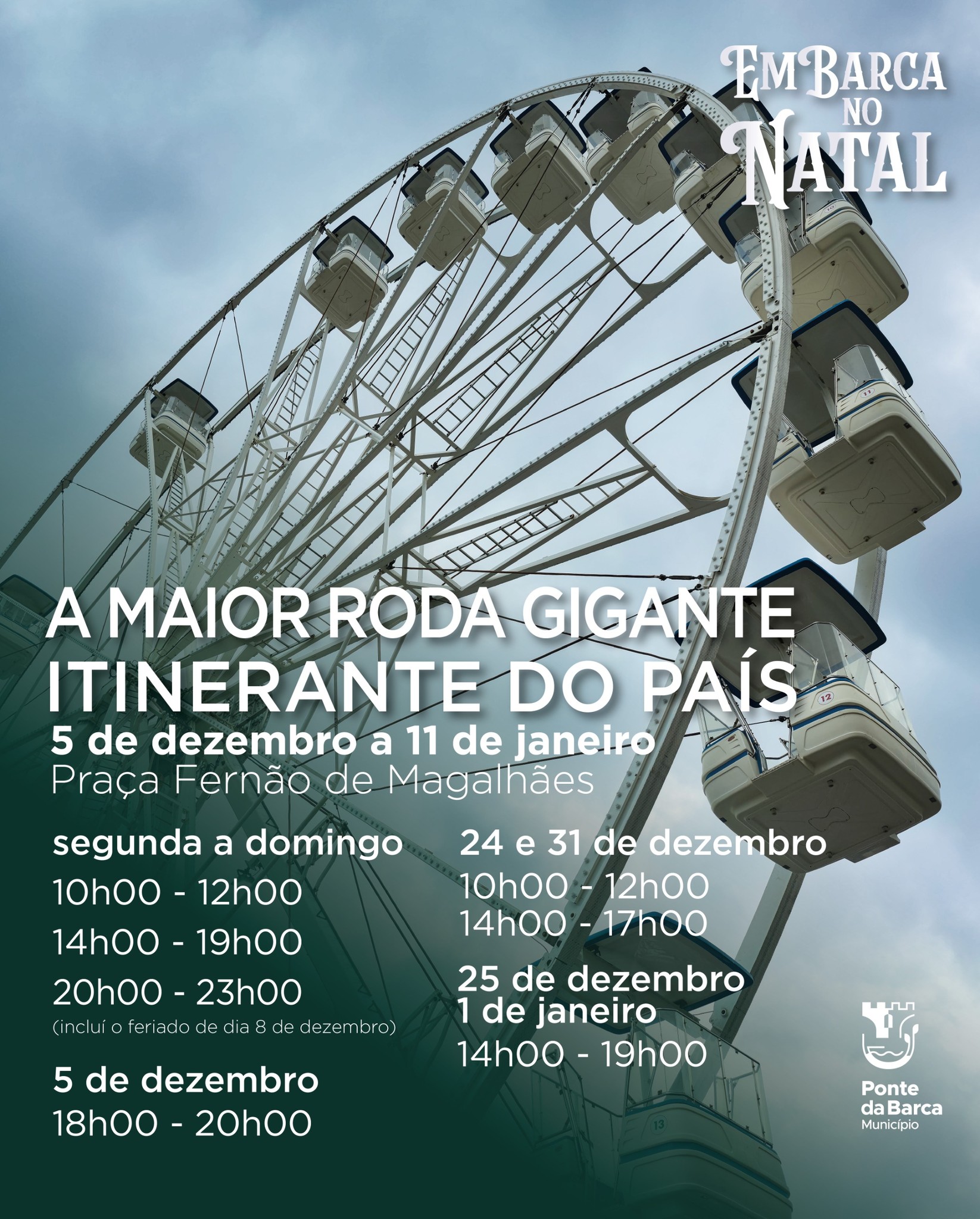 Ponte da Barca vai ter a “maior roda gigante”