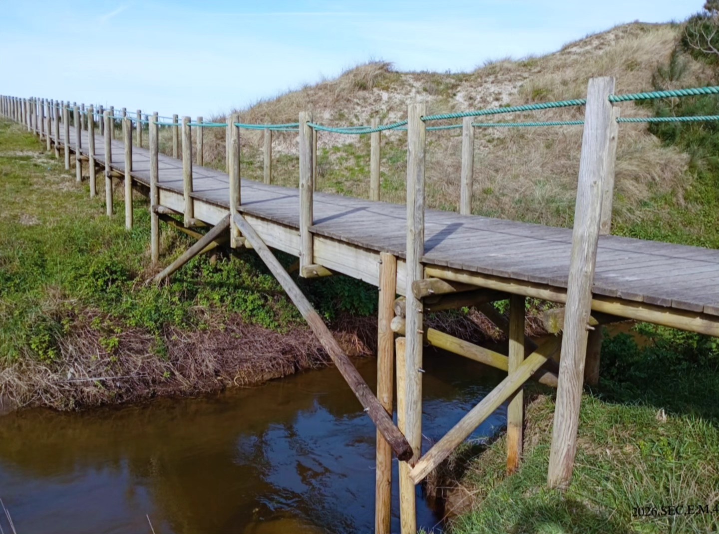 Pontão de acesso à praia do Rodanho foi restaurado