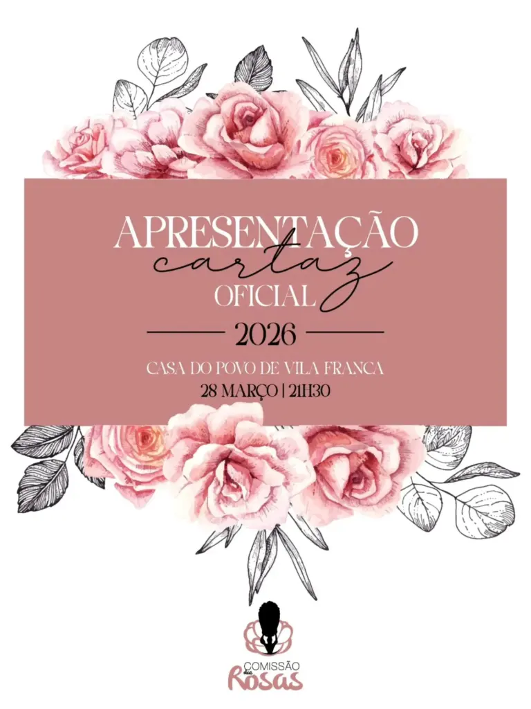 Apresentação do Cartaz da Festa das Rosas