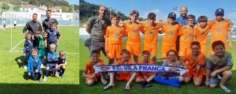 Jovens do F.C. Vila Franca na 26.ª Vianense CUP