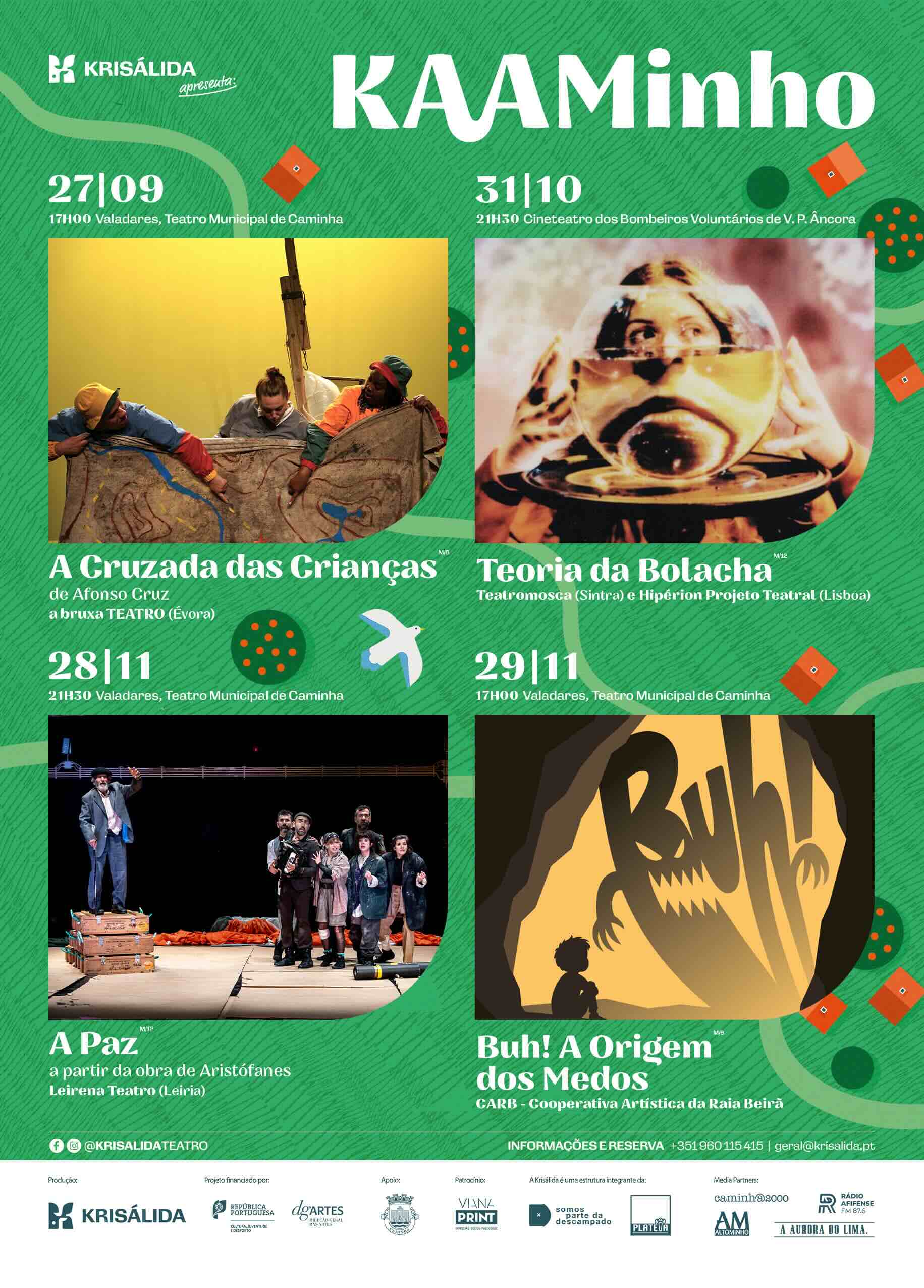 Nova temporada do KAAMinho leva teatro para diferentes gerações a Caminha e Vila Praia de Âncora