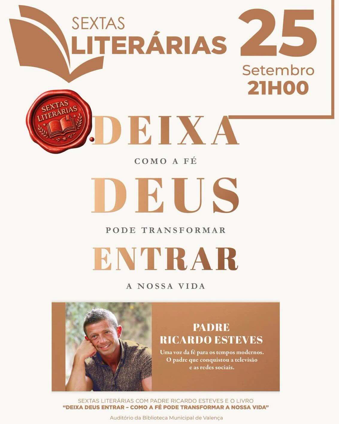 Biblioteca Municipal de Valença Promove Nova Sessão das “Sextas Literárias”